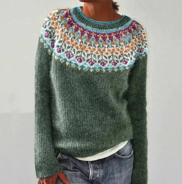 SILVIA | Retro-Herbstpullover